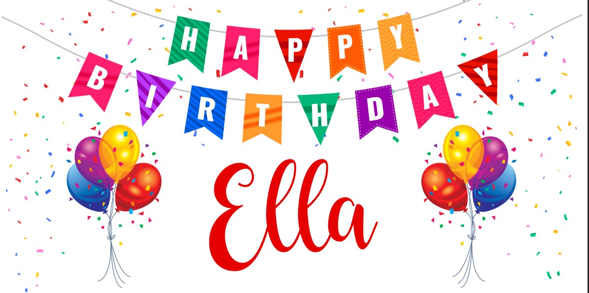 Balloon Theme Personalized Birthday Banner